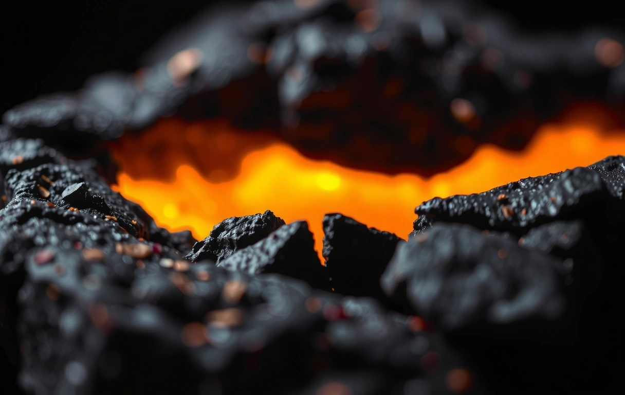 Volcano Dusk Background